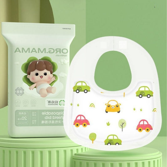 Mama Fruit Disposable Saliva Towels Baby Bibs - Zippylo