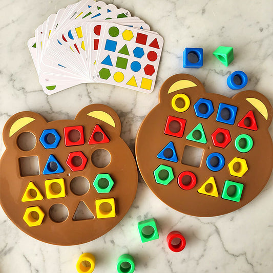 Children'S Geometric Shape Matching Desktop Educational Toys - Zippylo
