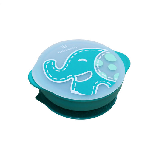 Baby Suction Bowl Silicone Dinner Plate - Zippylo