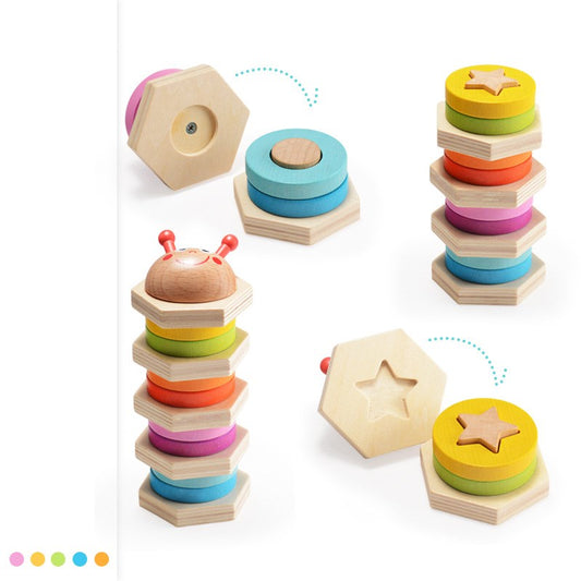 Children'S Shape Matching Blocks - Zippylo