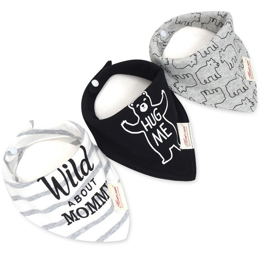 Newborn Baby Triangle Saliva Towel - Zippylo