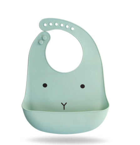 Silicone Baby Eating Bib Stereo Waterproof - Zippylo