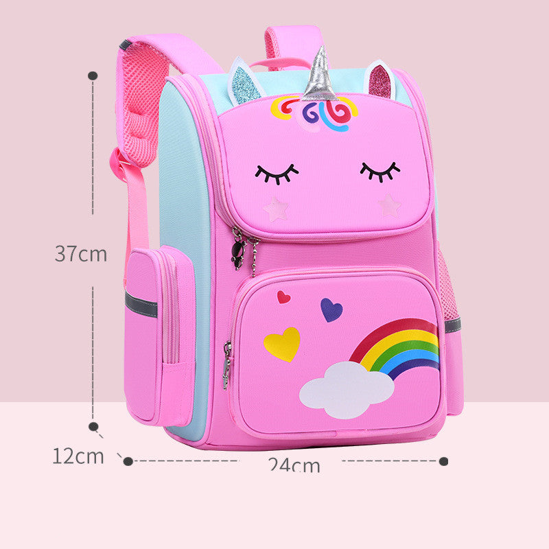 Childrens School Bags Primary School Students Grades 1 To 6 Printing - Zippylo