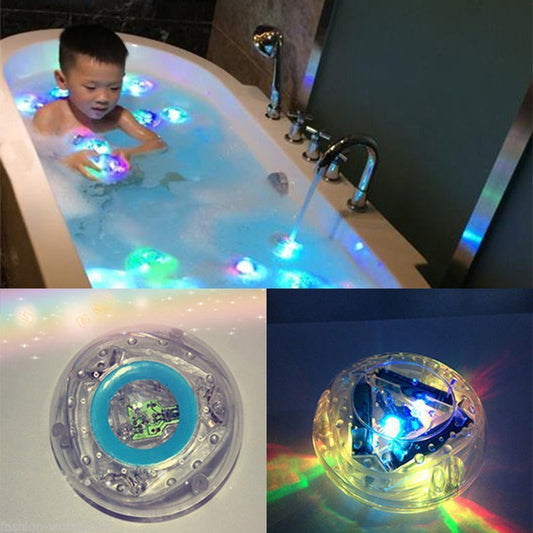 Children'S Bath Tub Light Floating Light Bath Water Proof Colorful Led Light - Zippylo