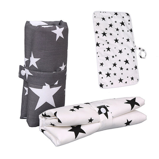 Baby Cotton Portable Diaper Changing Pad - Zippylo