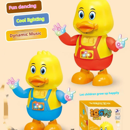 Electric Music Dancing Glowing Dolly Duck Toy - Zippylo