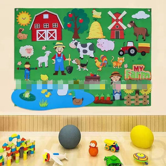 Felt Busy Board Children Educational Science Toys - Zippylo