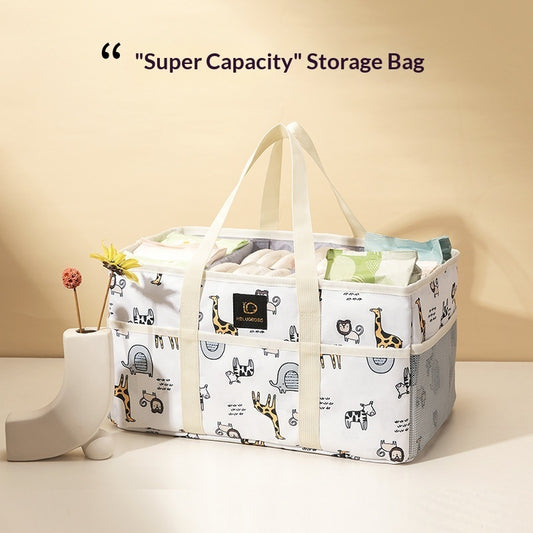 Large-Capacity Multi-Compartment Diaper Bag For Moms And Babies - Zippylo