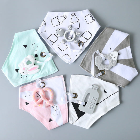 Cotton Bibs Burp Silicone Bib - Zippylo
