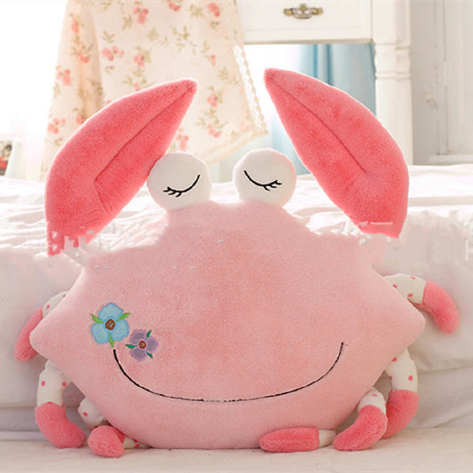Crab Plush Toy Doll Cute Large Crab Pillow - Zippylo