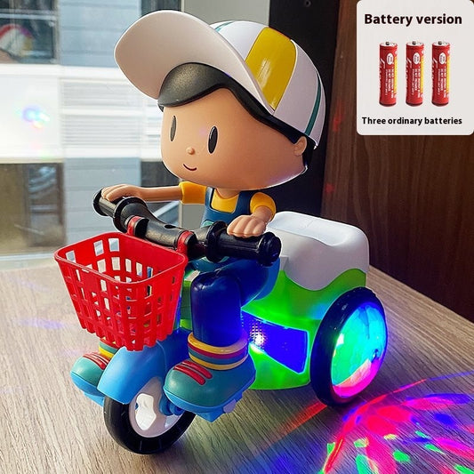 Boys And Girls Electric Dancing Stunt Tricycle Toy - Zippylo