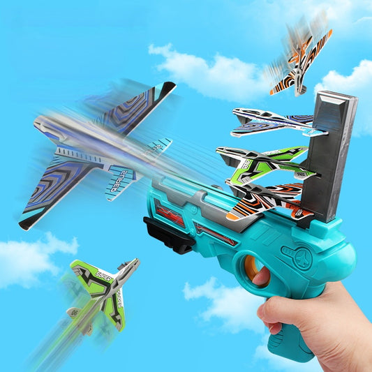 Children'S Outdoor Boy Toys Hand Throwing Spin Glider Model Launcher - Zippylo