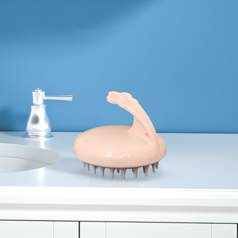 Baby Shampoo Silicone Dandruff Massage Soft Brush - Zippylo