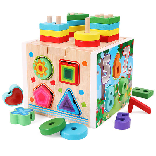 Baby Puzzle Wooden Shape Matching Toy - Zippylo