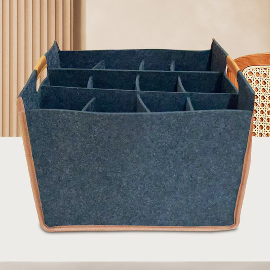 Portable Large Capacity Household Felt Storage Basket - Zippylo