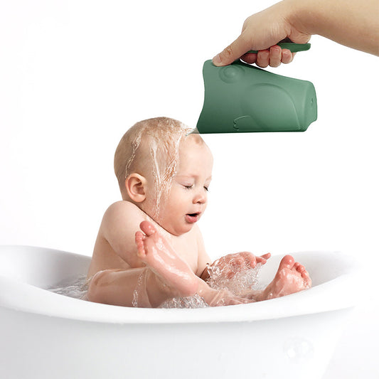 Baby Silicone Shampoo Cup Shower Spoon - Zippylo