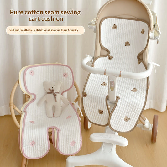Pure Cotton Class A Stroller And High Chair Cushion - Zippylo
