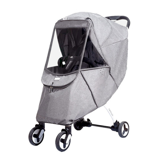 Stroller Windshield Rain Cover Universal Warm Winter Children Wind And Rain Protection - Zippylo