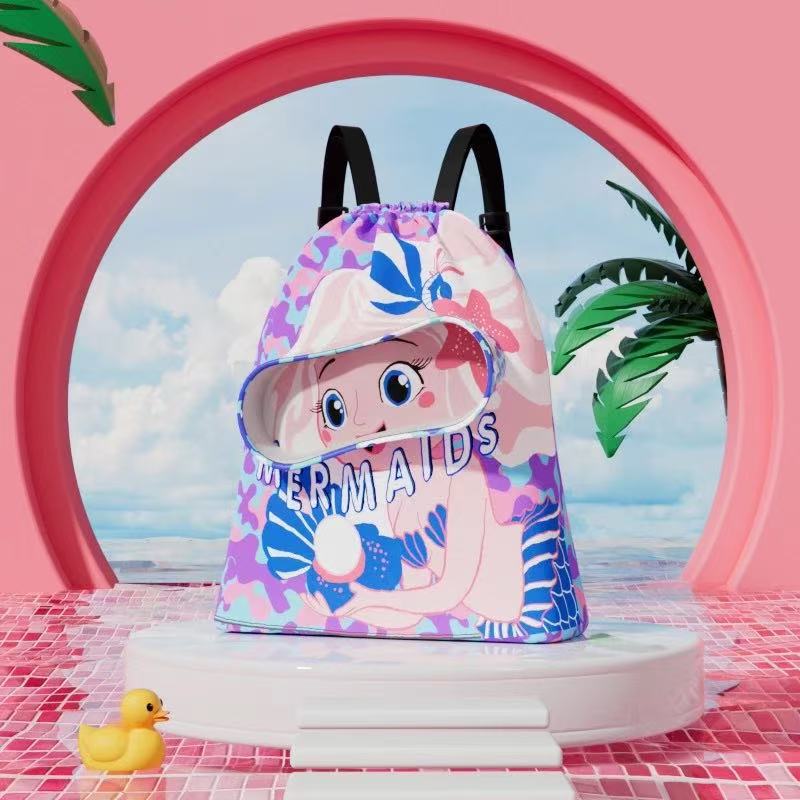 Summer Waterproof Kids Swimming Bag With Dry-Wet Separation - Zippylo
