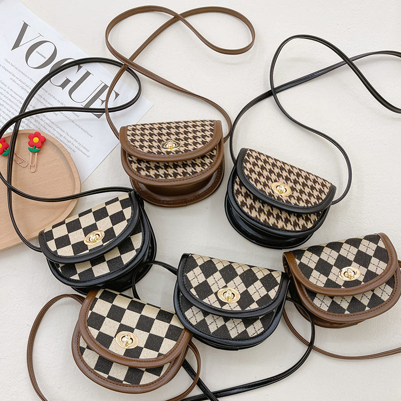 Children'S Bags Checkerboard Stylish Good Texture - Zippylo