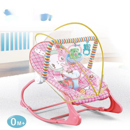Baby Rocking Chair Baby Rocking Bed Portable Foldable Coax With Mosquito Net - Zippylo
